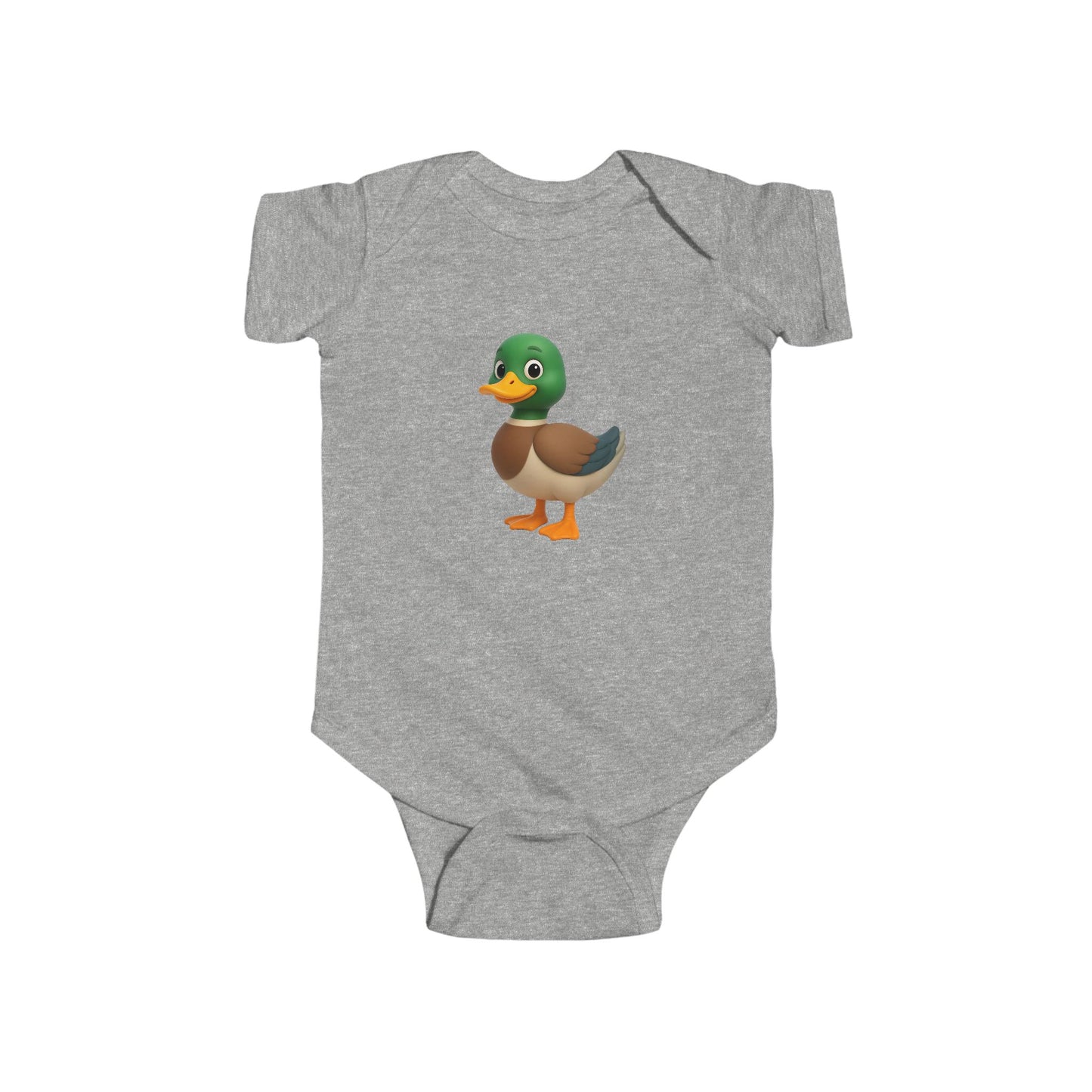 Cute Duck Infant Bodysuit, Baby Shower Gift, Toddler Clothing, Spring Outfits, Eco-Friendly Baby Wear, Animal Lover Apparel