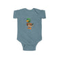 Cute Duck Infant Bodysuit, Baby Shower Gift, Toddler Clothing, Spring Outfits, Eco-Friendly Baby Wear, Animal Lover Apparel