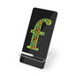 Phone Stand — Floral Mosaic 'f' Mobile Display Holder