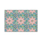 Floral Kaleidoscope Heavy-Duty Floor Mat — Pink Petal Outdoor/Entry Rug