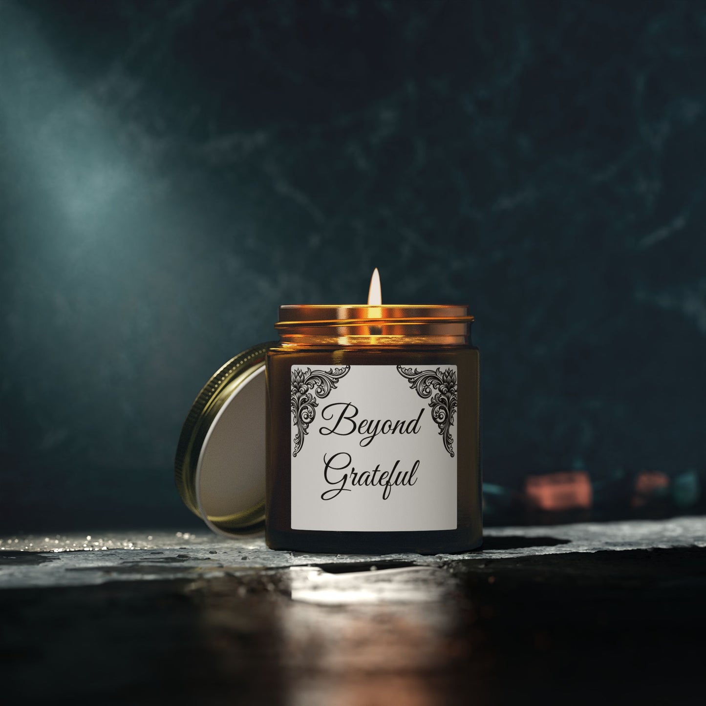 Scented Candle — "Beyond Grateful" Coconut Apricot Wax (4oz & 9oz)