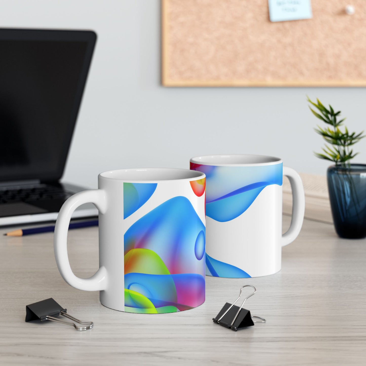 Colorful Abstract Ceramic Mug, Artistic Coffee Cup for Home & Office, Vibrant Mug Gift, Modern Art Kitchenware, Perfect for Birthdays [...]