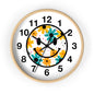 Floral Smile Wall Clock — Cheerful Daisy Face Home Decor