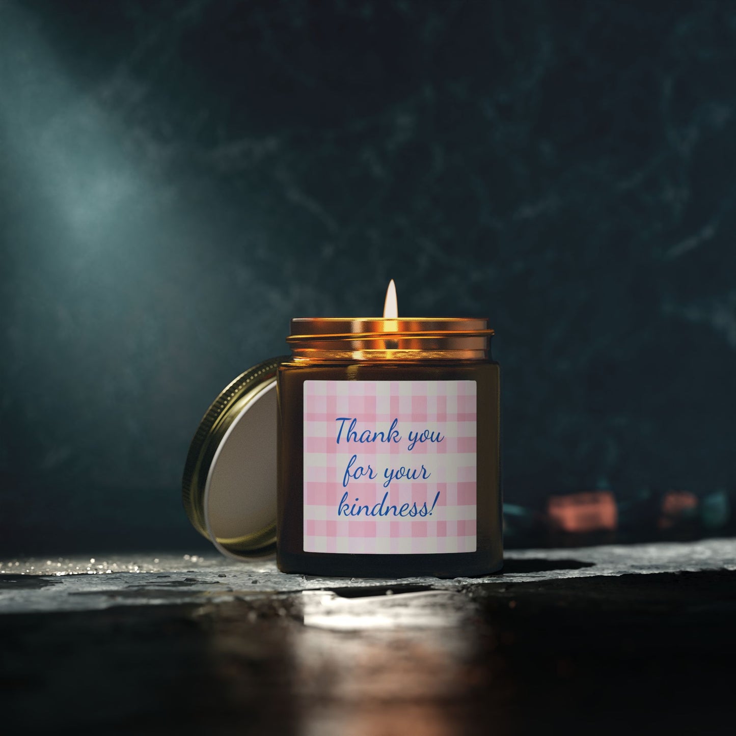 Thank You For Your Kindness Scented Candle (Coconut Apricot Wax)