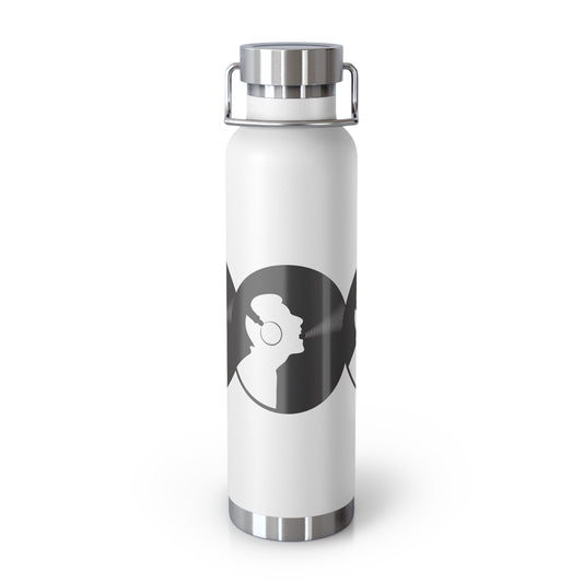 Stylish Copper Insulated Water Bottle for On-the-Go Hydration | Fitness, Travel, Eco-Friendly Gift, Unique Design, 22oz