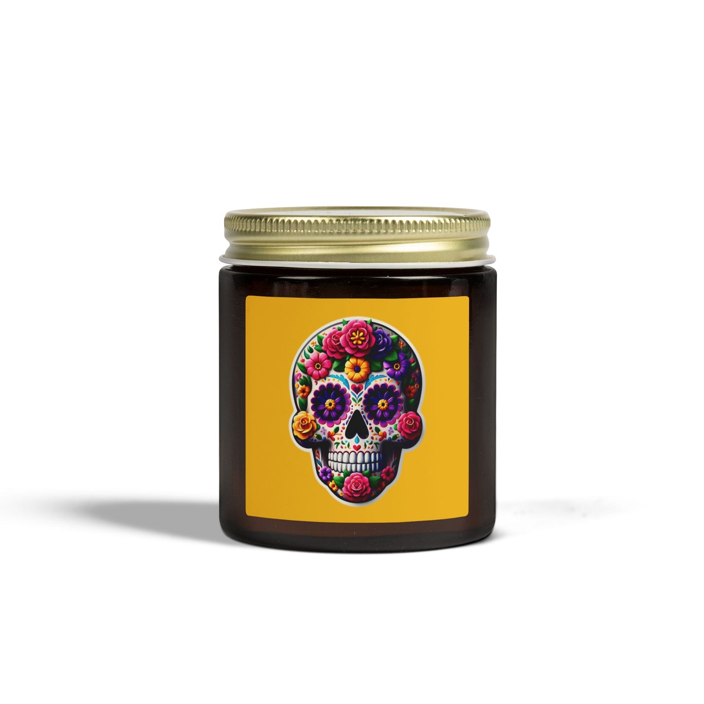 Day of the Dead Coconut Apricot Candle (4oz/9oz)