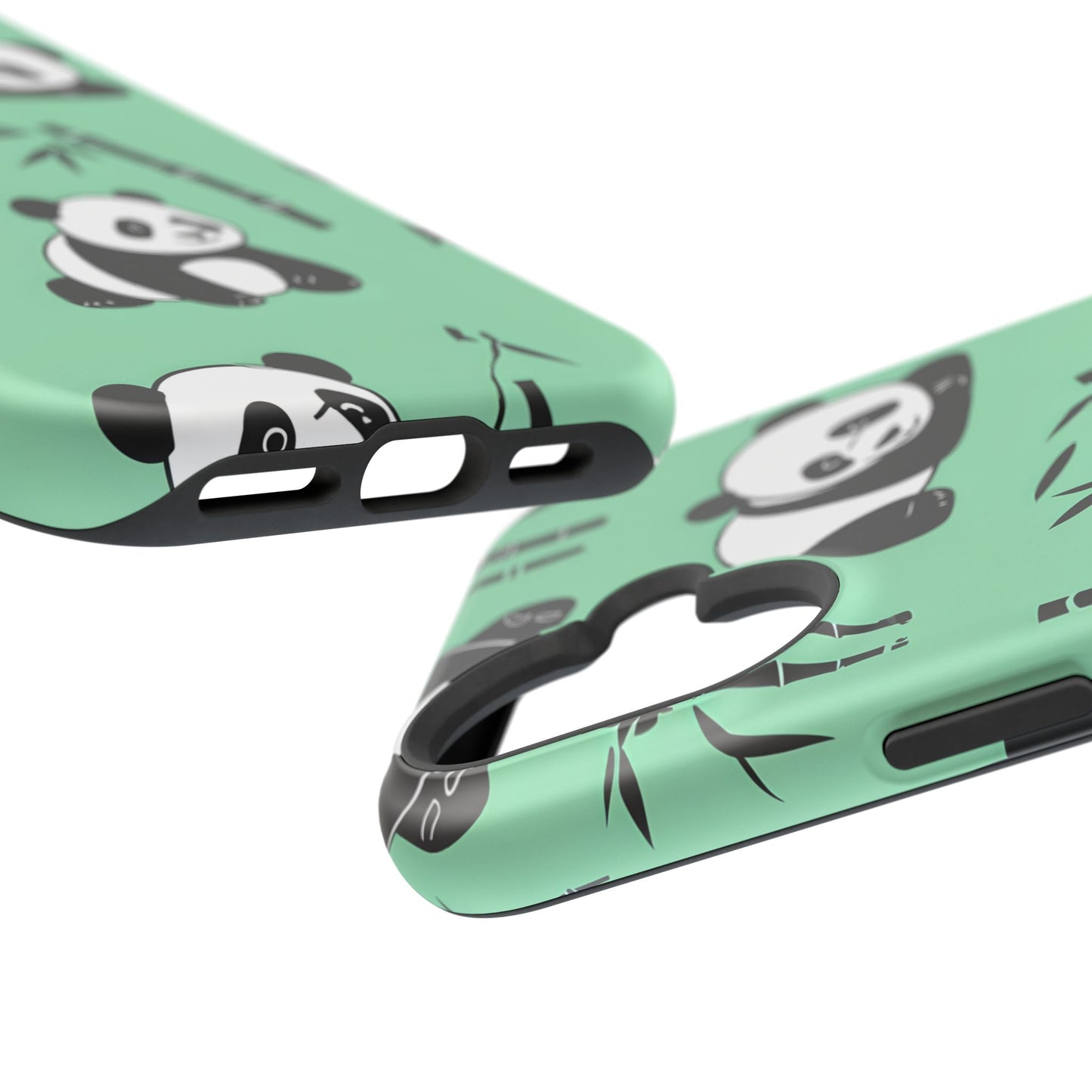 Panda Bamboo Magnetic Impact-Resistant Phone Case