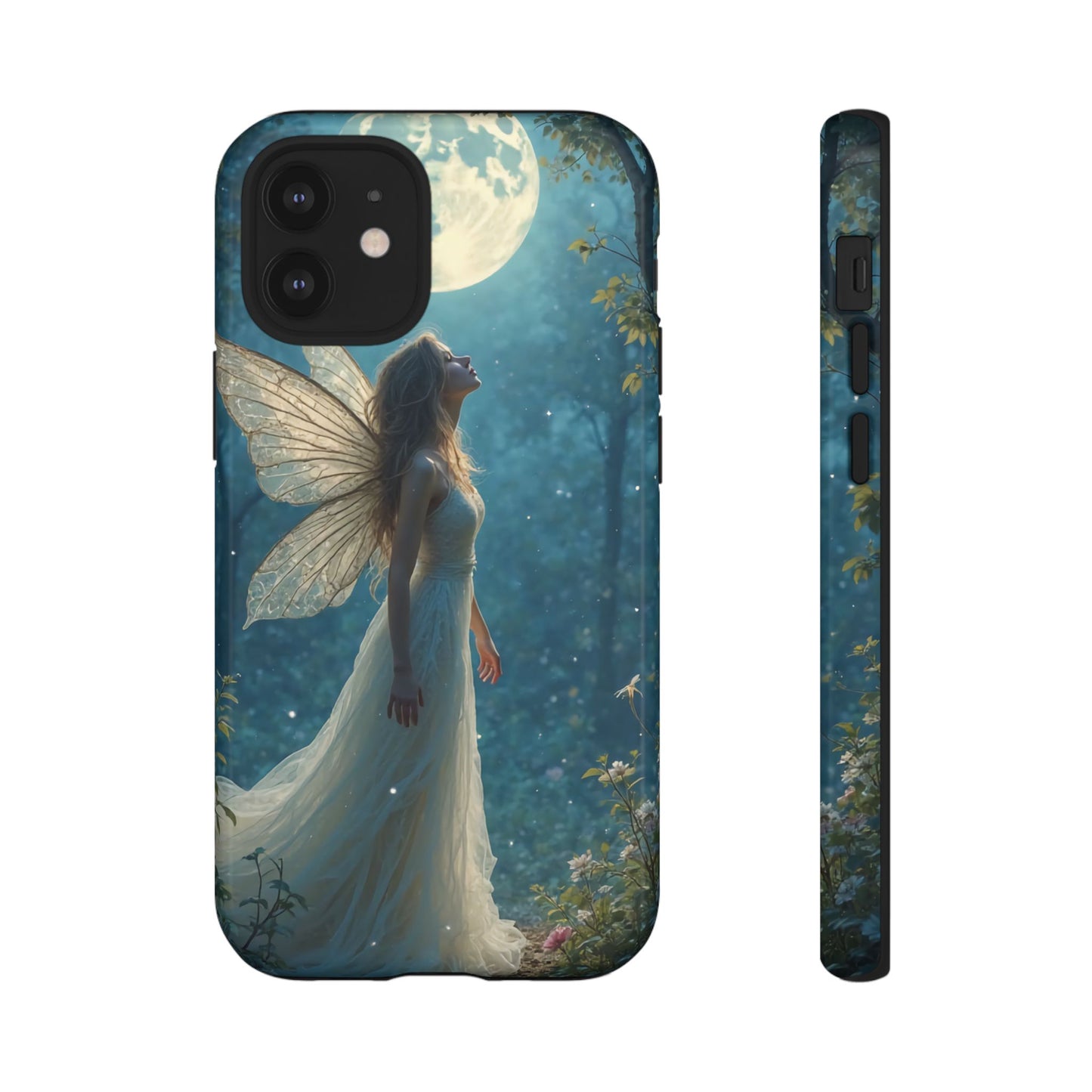 Fairy Moon Phone Case | Tough Cases for Nature Lovers, Fantasy Gift, Boho Phone Accessory, Ethereal Aesthetic, Magical Design