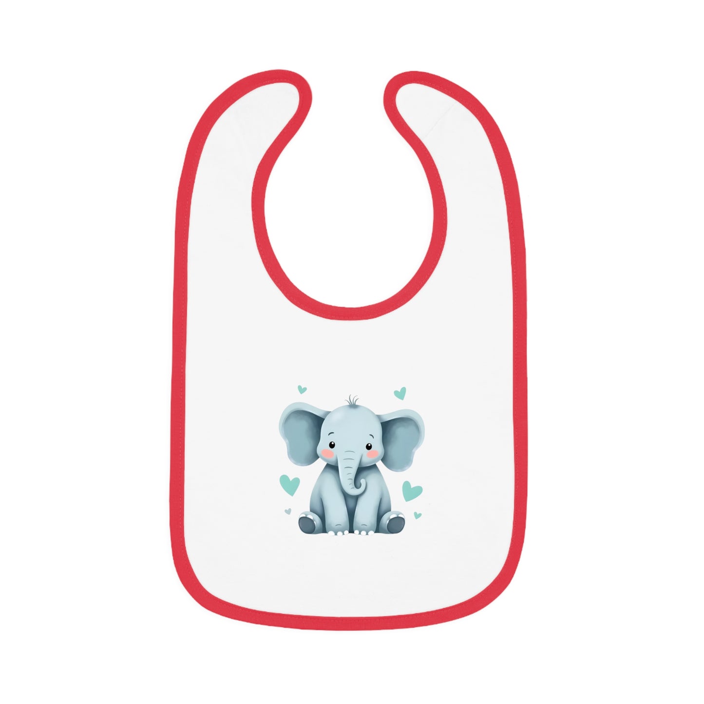 Cute Elephant Baby Bib - Adorable Infant Feeding Accessory