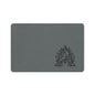 Monogram A Pet Food Mat – Decorative Non-Slip Feeding Placemat (12x18)