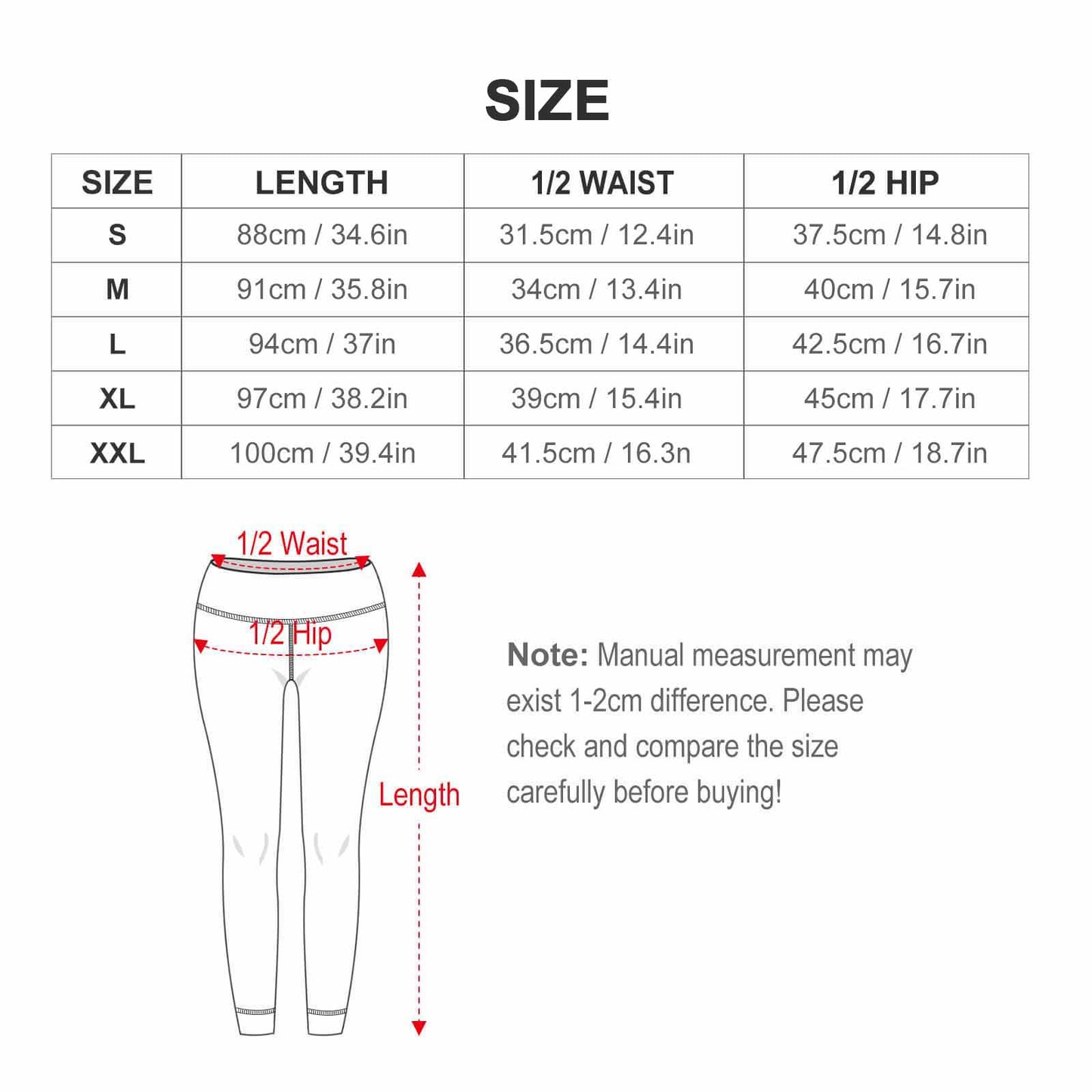 Custom Print Patterned Yoga Pants with 2 Pockets Fun pattern