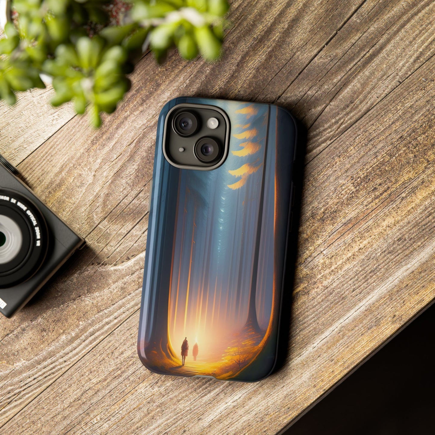 Phone Case — Mystical Forest Nightscape Protective Tough Case