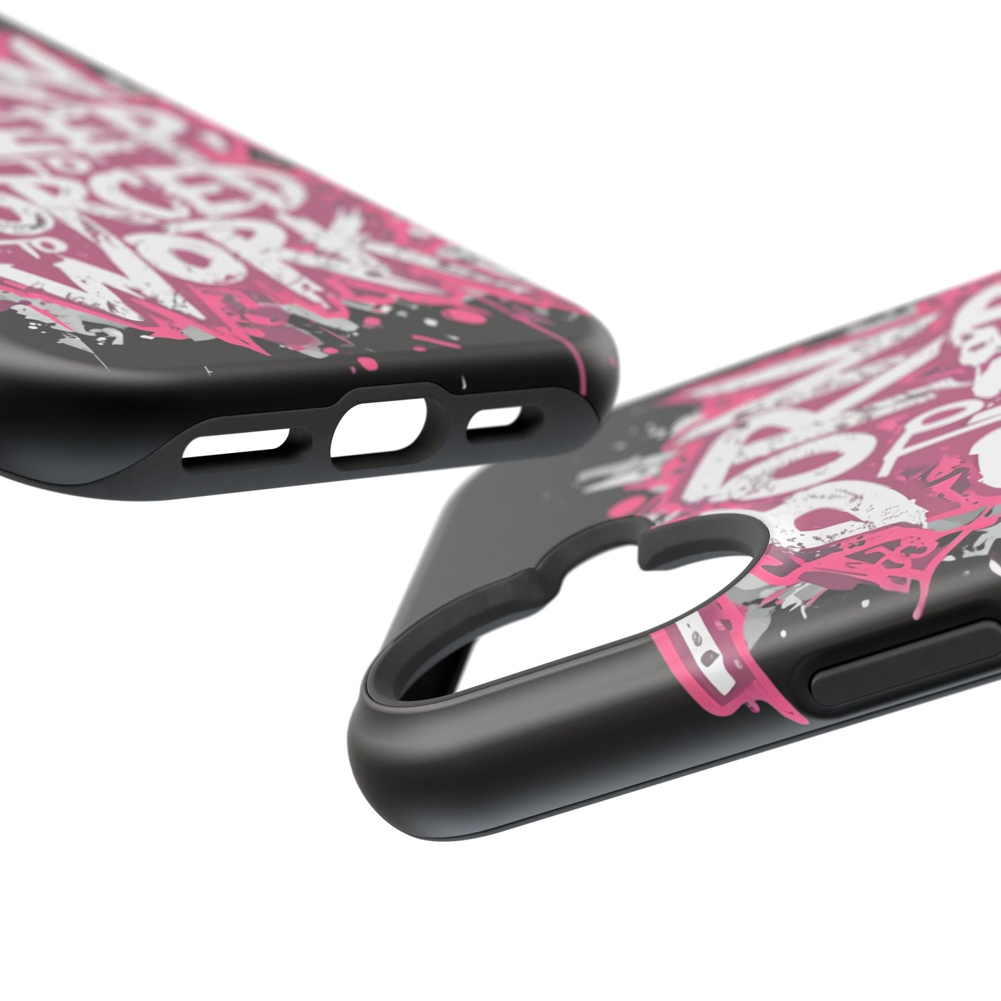 Phone Case — "Born to Sleep, Forced to Work" Impact-Resistant Magnetic Case