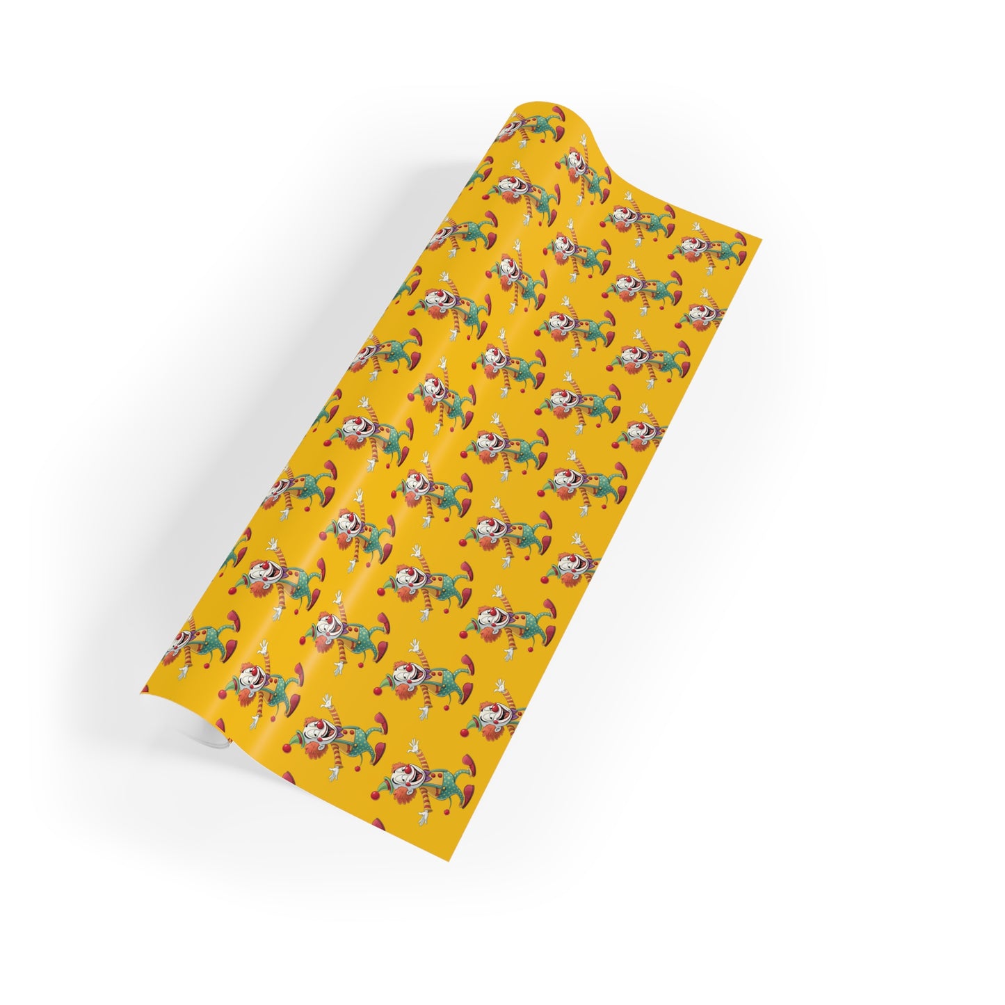 Brightly Animated Gift Wrapping Paper Roll, Birthday, Holiday, Party Decor, Present Wrap, Festive Gift Wrap