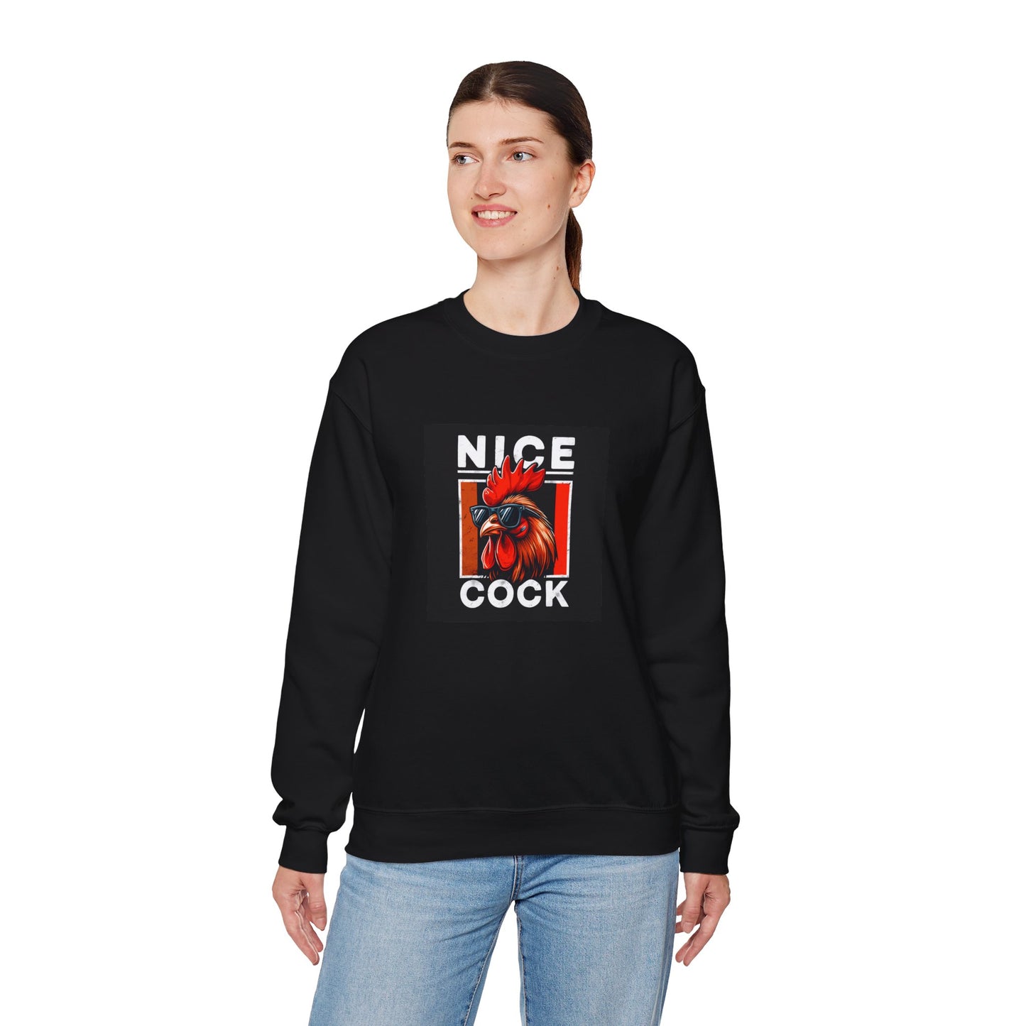 Nice Cock Rooster Crewneck Sweatshirt