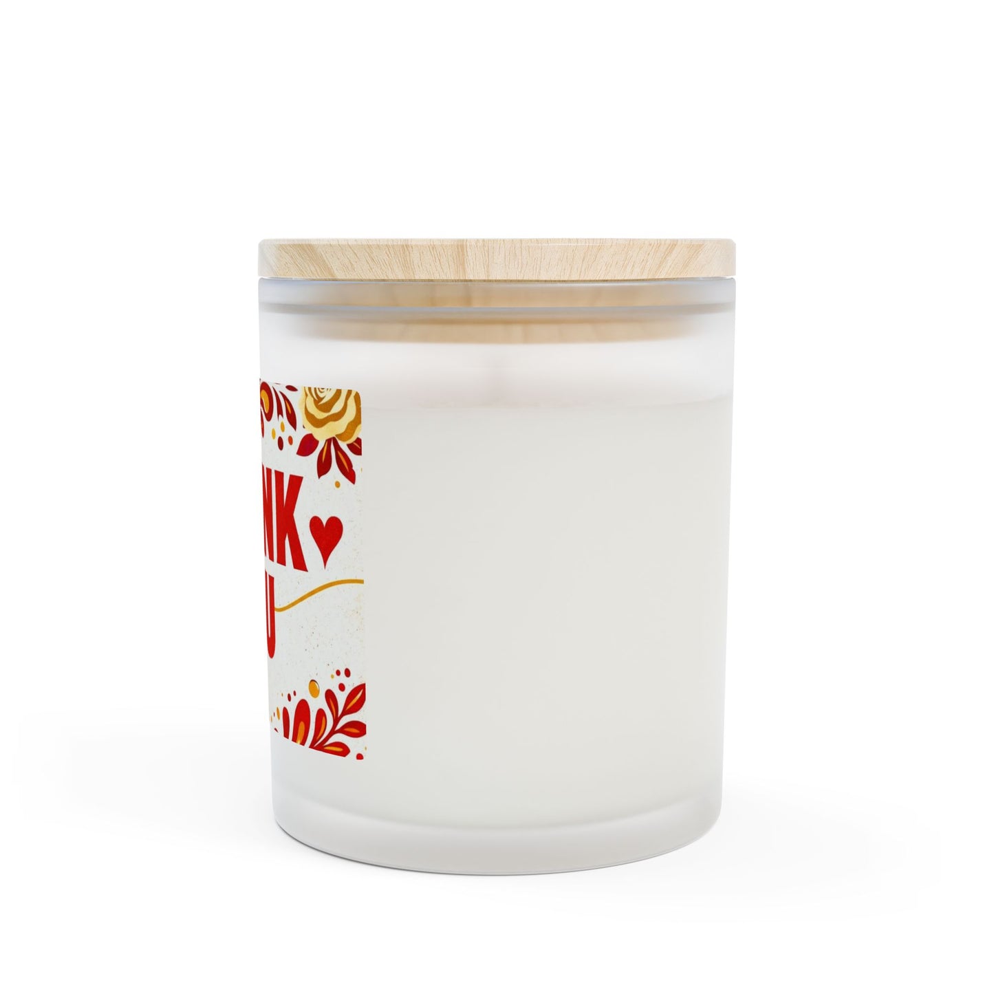 Frosted Glass Candle, 11oz