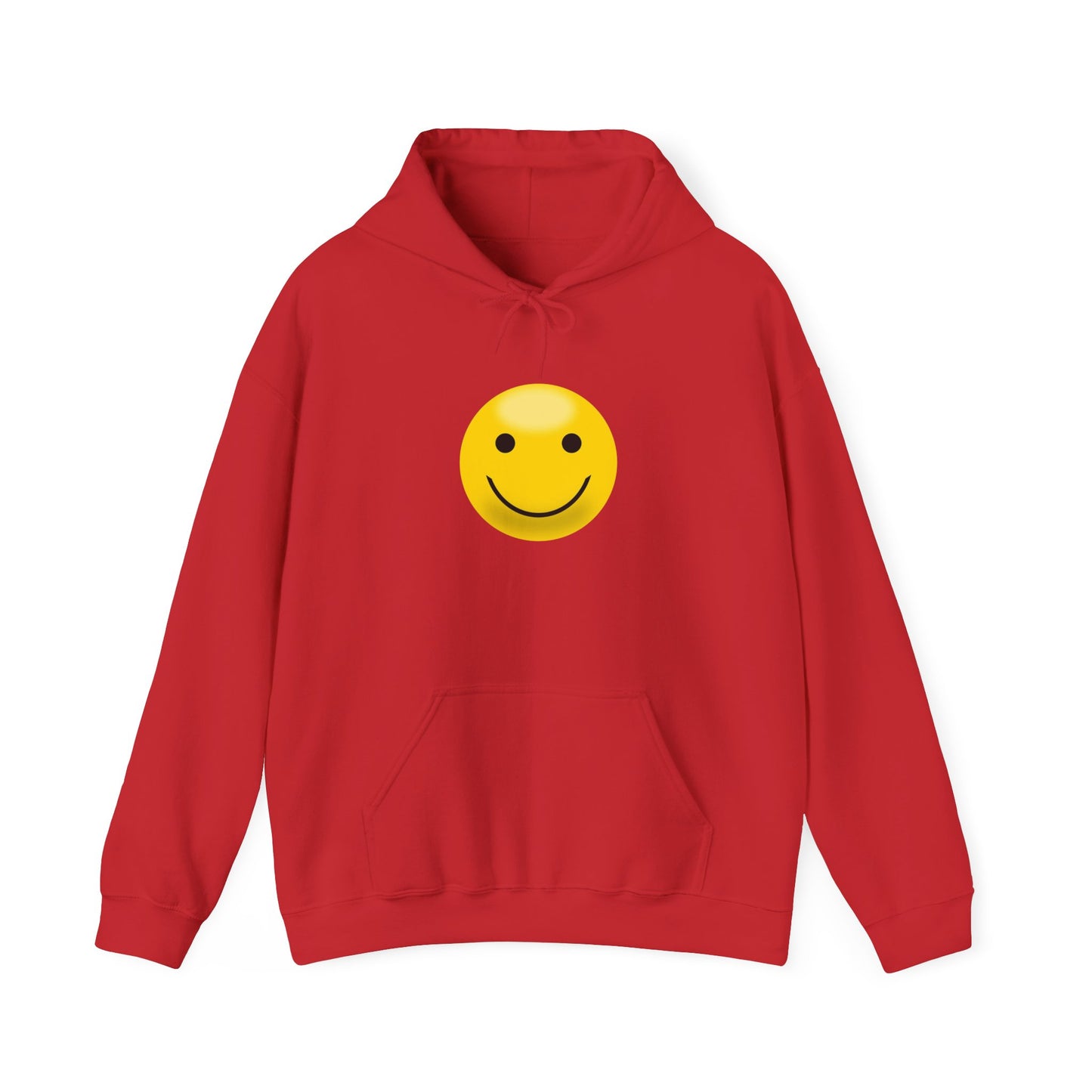 Smiley Face Hooded Sweatshirt, Unisex Cozy Hoodie