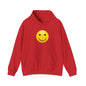 Smiley Face Hooded Sweatshirt, Unisex Cozy Hoodie
