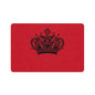 Regal Crown Pet Food Mat (12x18) — Non-Slip Royal Dog & Cat Feeding Mat