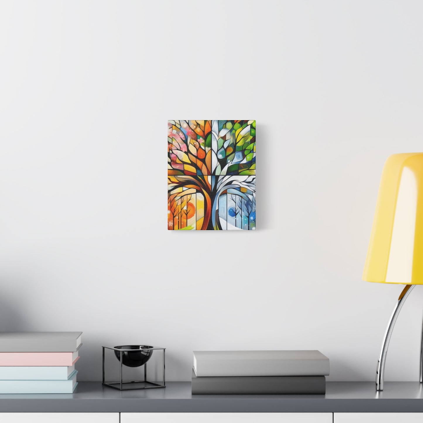 Seasons Tree Matte Canvas Wall Art — Stretched 1.25"