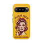 Phone Case - "Please Hold, Sarcasm Loading" Retro Pin-Up Tough Case