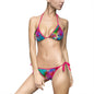 Colorful Tie-Dye Women's Bikini Swimsuit, Beach Swimwear, Summer Vacation, Pool Party, Resort Getaway, Festival Outfits