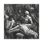 Crucifixion Art Matte Canvas Print – Stretched Religious Wall Decor