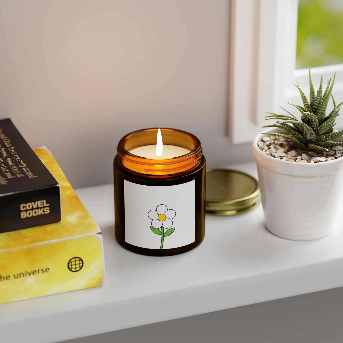 Flower-Designed Scented Candles | Relaxing Aromatherapy Gift, Home Décor, Self-Care, Eco-Friendly Candle