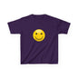 Smiley Face Kids Tee, Funny Kids Shirt, Cute Summer Tee, Gift for Kids, Playful Children