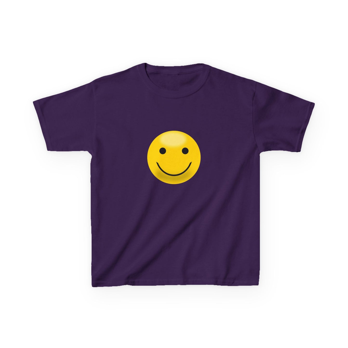 Kids Smiley Face Tee - Fun Cotton Shirt for Kids