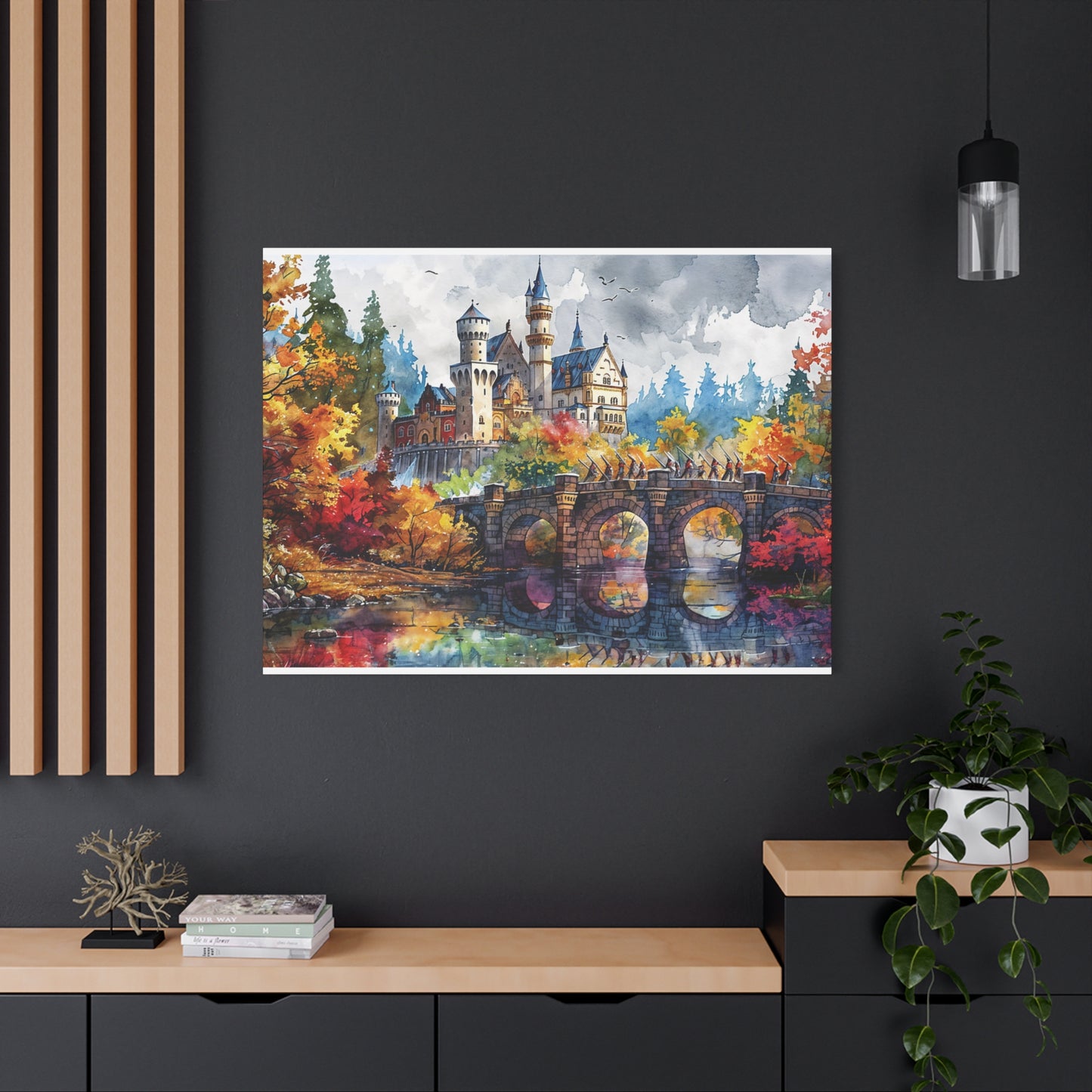 Matte Canvas, Stretched, 1.25" - Castle