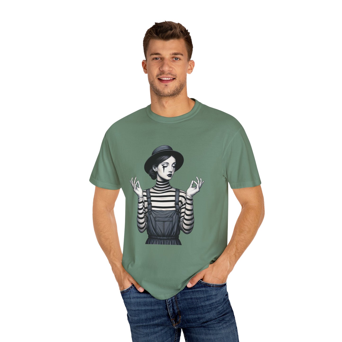 Gothic Striped Graphic Unisex T-Shirt, Edgy Casual Wear, Alternative Fashion, Gift for Her