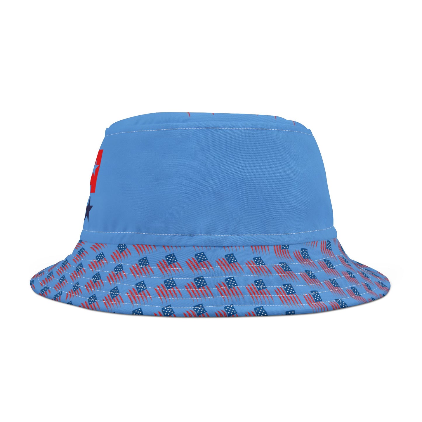 Patriotic Bucket Hat, USA Bucket Hat, 4th of July Hat