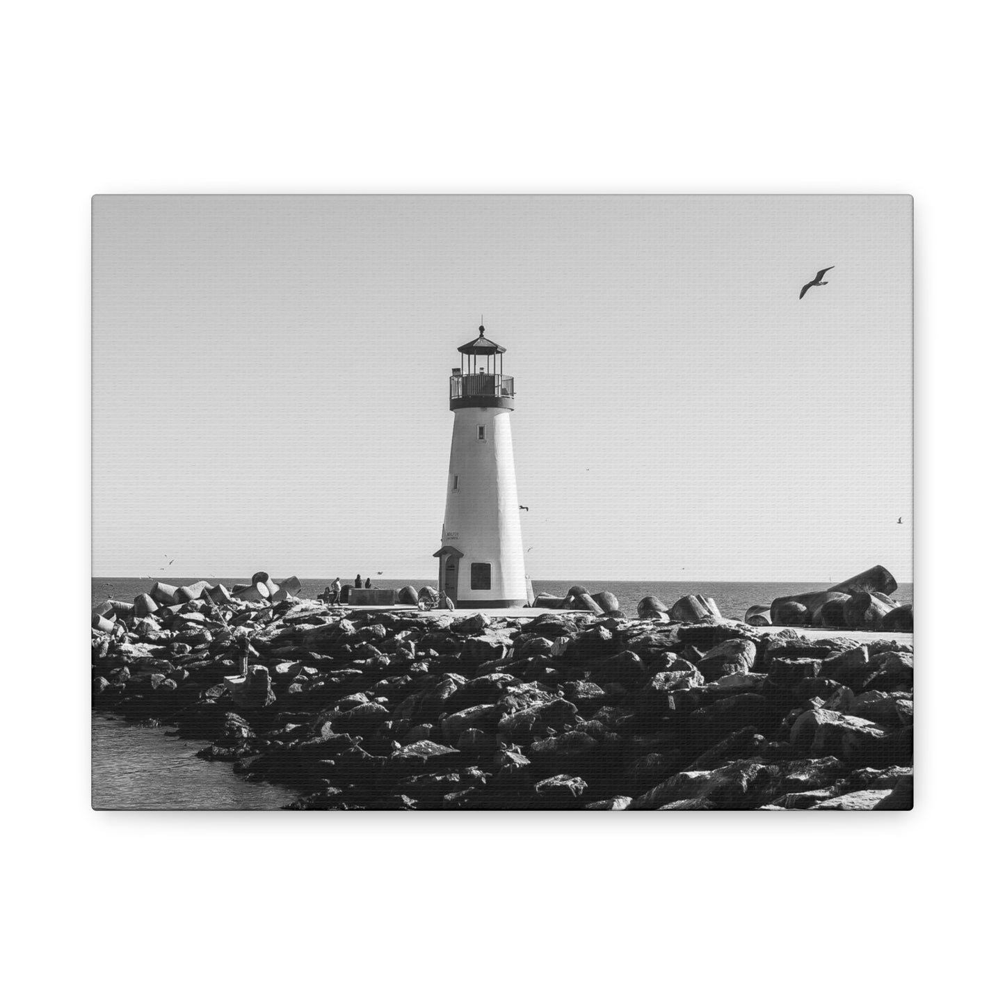 Matte Canvas, Stretched, 1.25" - Lighthouse