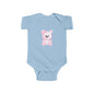Adorable Baby Bodysuit with Cute Bear Design, Infant Onesie, Baby Shower Gift, Newborn Clothing, Toddler Outfit, Birth Announcement