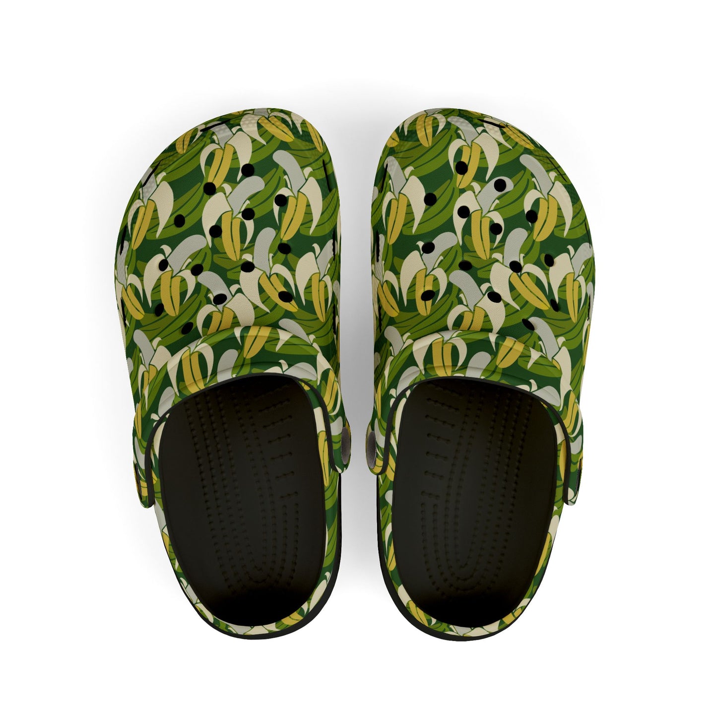 Fun Patterned Kid's Clogs - Perfect for Summer Adventures, Playful Footwear for Kids, Banana Design Slippers, Easy On/Off Kids [...]