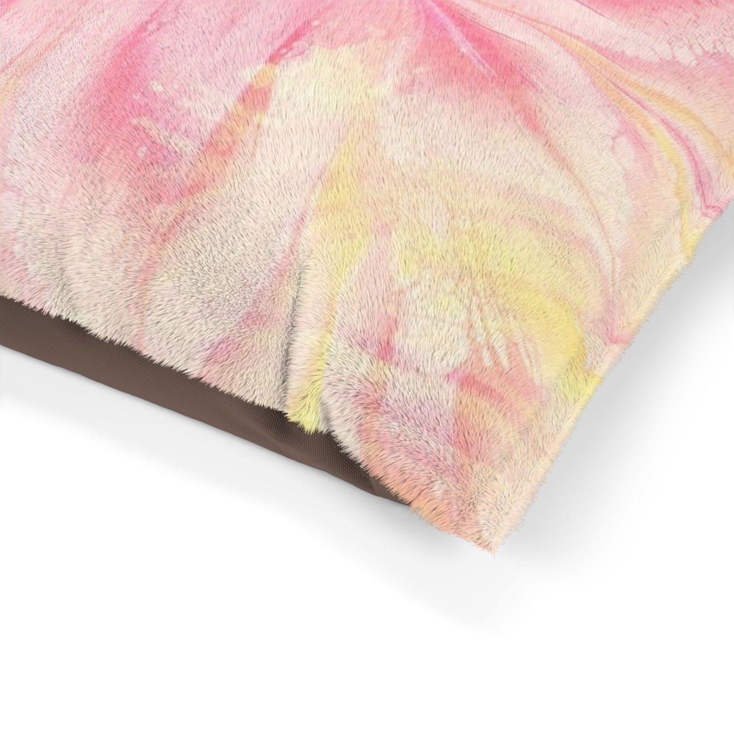 Cozy Pet Bed, Boho Dog Bed, Cat Bed, Pink Pet Cushion, Floral Pet Lounge, Pet Gift for Dog Lovers