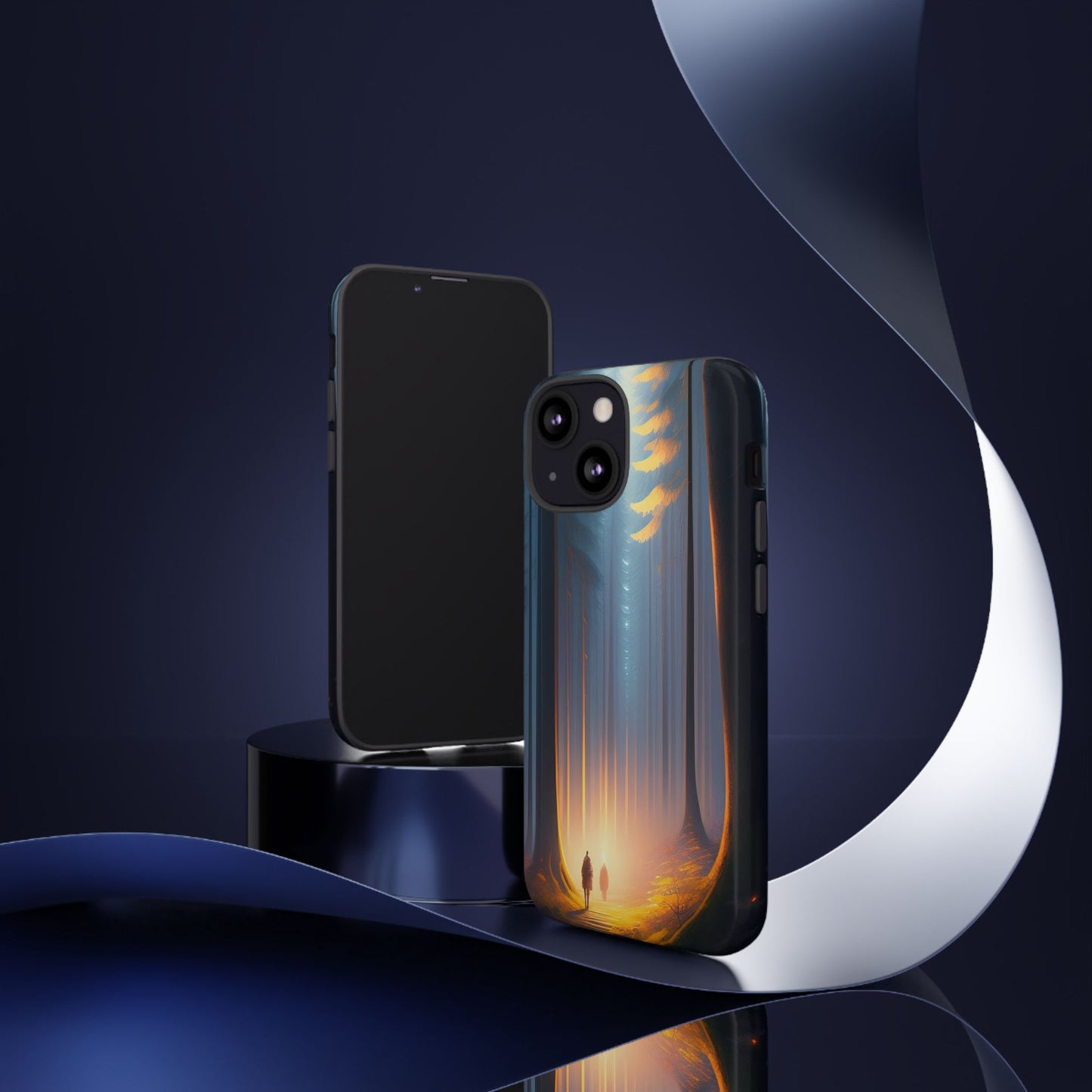 Phone Case — Mystical Forest Nightscape Protective Tough Case