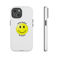 Happy Face Phone Case, Tough Cases, Don’t Worry, Be Happy, Cute Gift for Friends, Positive Vibes, Fun Mobile Accessories