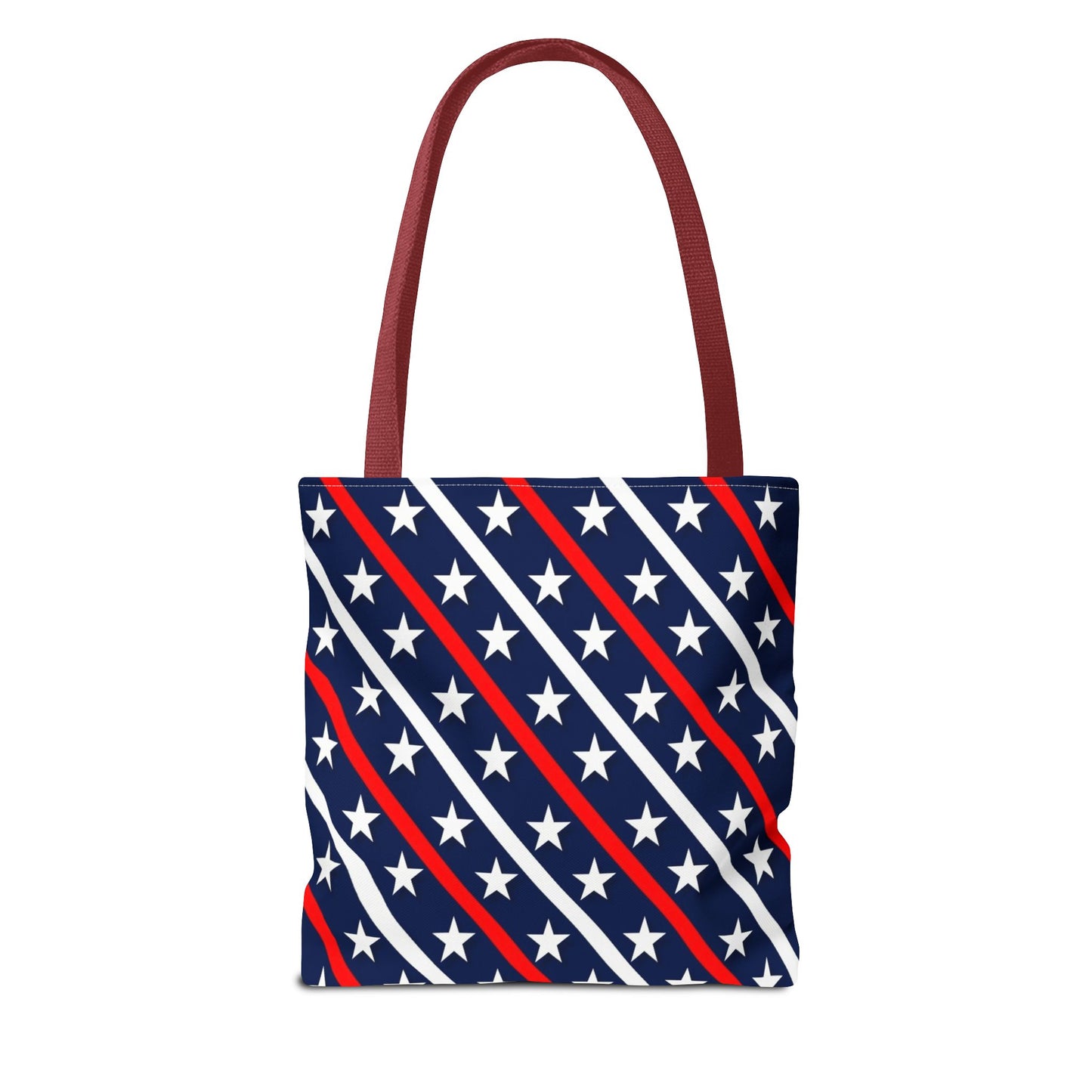 Patriotic Tote Bag, USA Flag Inspired