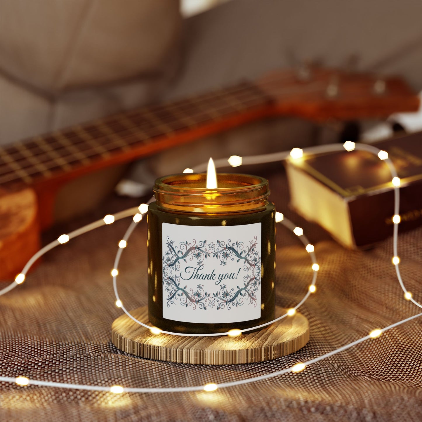 Thank You Scented Candle — Coconut Apricot Wax (4oz & 9oz)