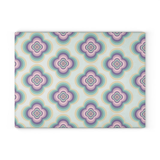 Colorful Floral Glass Cutting Board, Kitchen Decor, Unique Gift for Chefs, Home Cooking Style, Modern Kitchen Serving Tray, Vibrant [...]