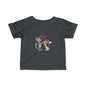 Infant Tee — Cute Cartoon Cats in Love Kids Shirt