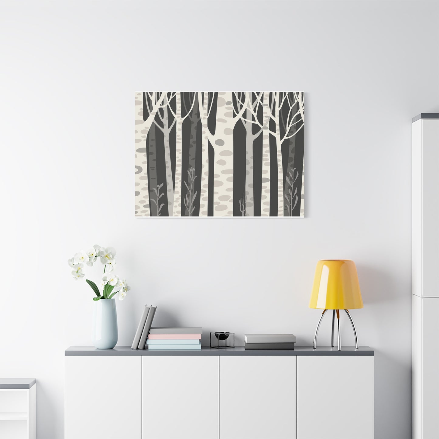 Matte Canvas, Stretched, 1.25" - Trees