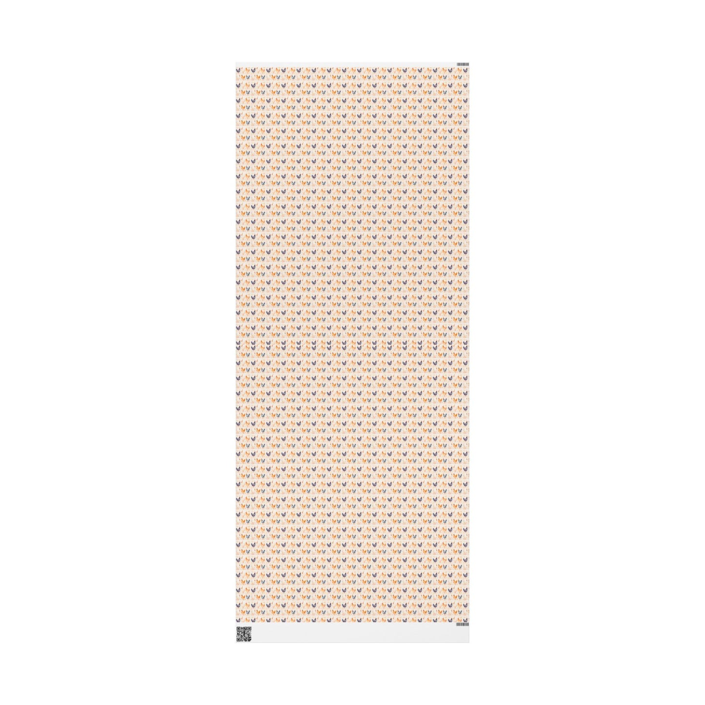 Chicken Watercolor Pattern Wrapping Paper Roll — Cute Pet Gift Wrap