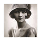 Vintage 1920s Flapper Portrait Canvas