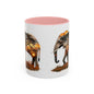 Elegant Elephant Accent Coffee Mug - Nature Lover Gift, Animal Lover Mug
