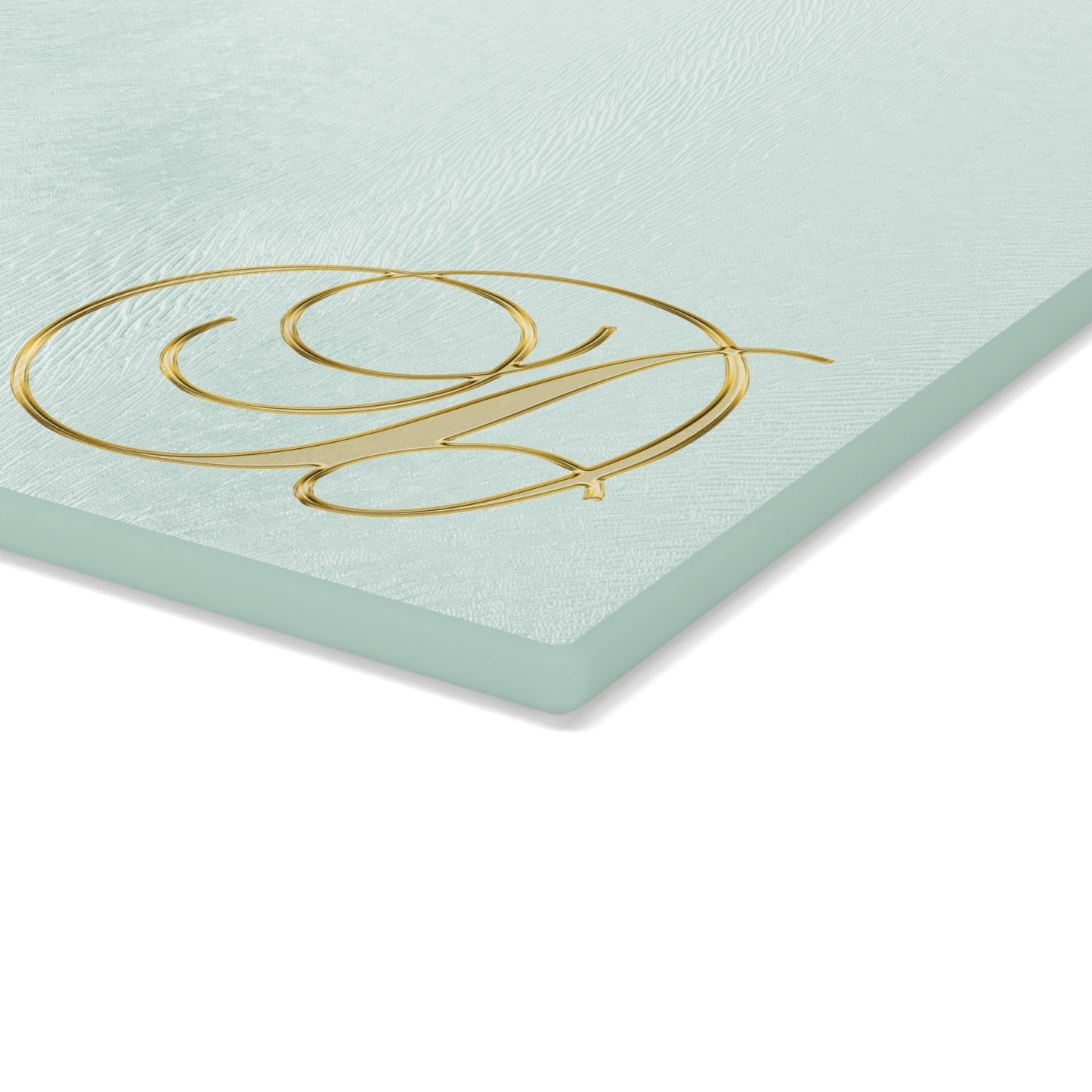 Glass Cutting Board Letter D