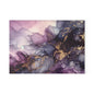 Purple Marble Glass Cutting Board – Abstract Gold Vein Kitchen Board