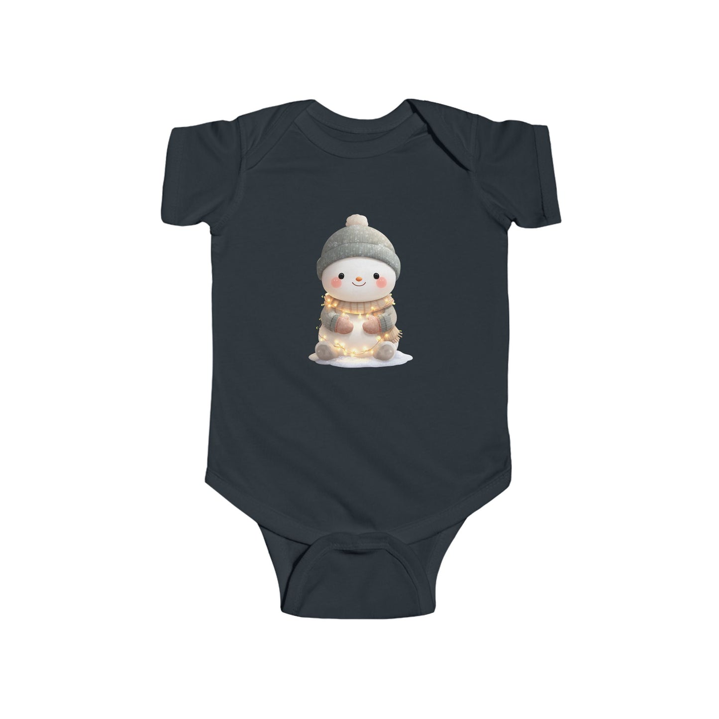 Adorable Winter Snowman Infant Bodysuit, Cute Baby Outfit, Holiday Gift, Seasonal Wear, Baby Shower Present